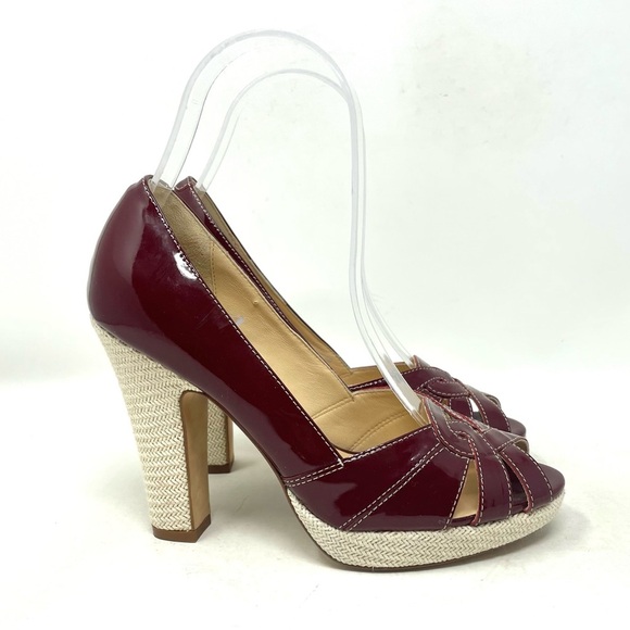 Cole Haan Shoes - Cole Haan D21439 Pumps Red Patent Leather Womens 6